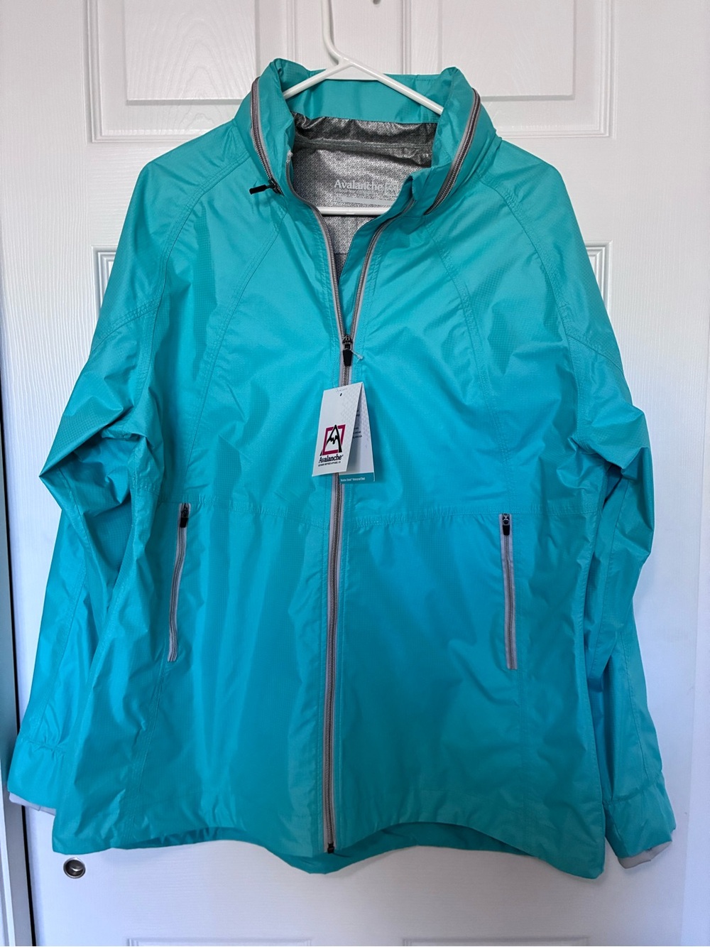 Avalanche Weather Shield Rain Jacket Waterproof Mint Green Women's Sz XXL New!